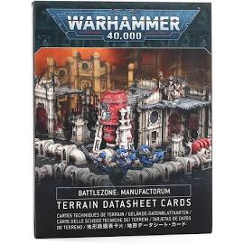 Battlezone: Manufactorum - Terrain Datasheet Cards (9th Edition)